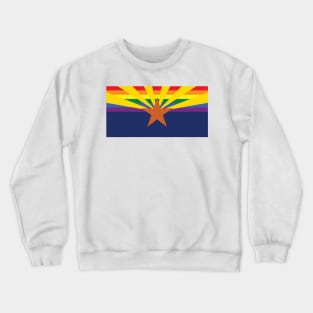 Rainbow Arizona Pride Flag Crewneck Sweatshirt